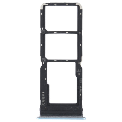 Pour vivo Y21 2021 / Y21S / Y21T / Y21T inde plateau de carte SIM + plateau de carte SIM + plateau de carte Micro SD