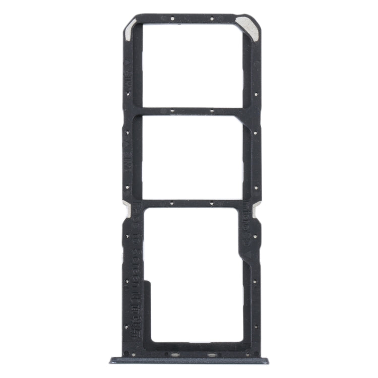 Pour Realme C30 Plateau de carte SIM + Plateau de carte SIM + Plateau de carte Micro SD, For Realme C30
