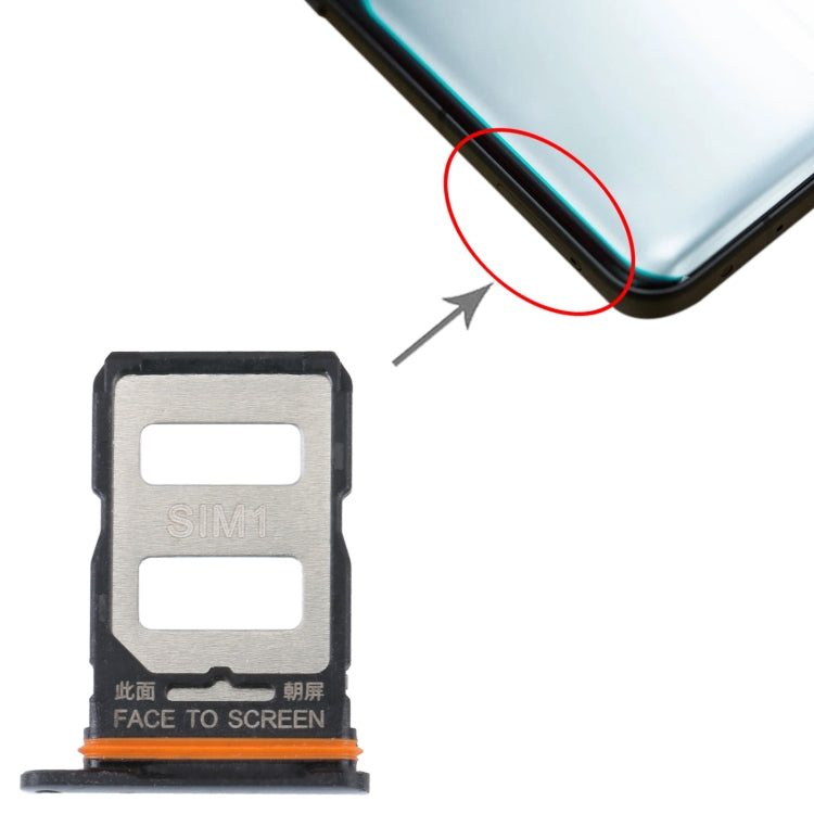 Pour Xiaomi Redmi K50 Ultra / 12T / 12T Pro Plateau de carte SIM + Plateau de carte SIM