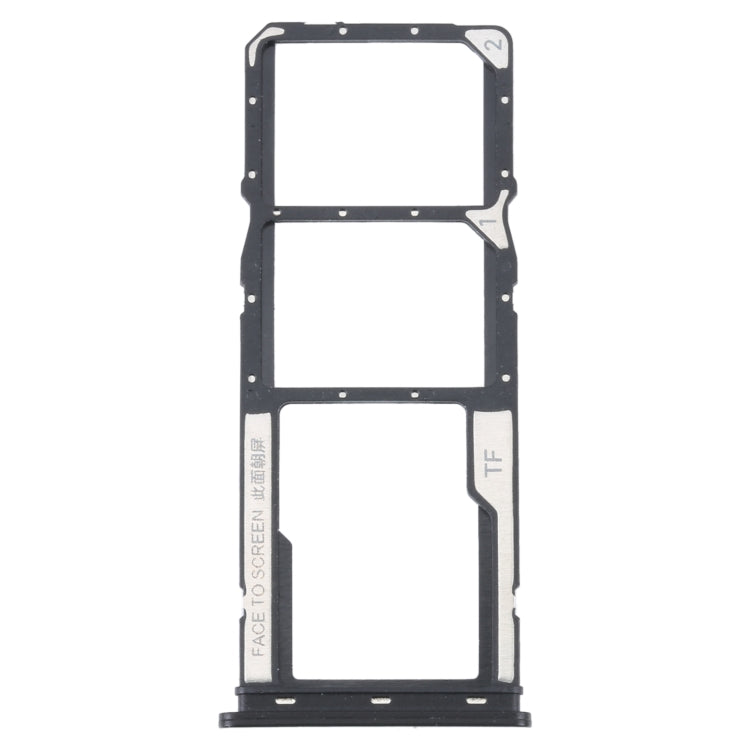 Pour Xiaomi Redmi A1 2022 / Redmi A1+ Plateau pour carte SIM + Plateau pour carte SIM + Plateau pour carte Micro SD
