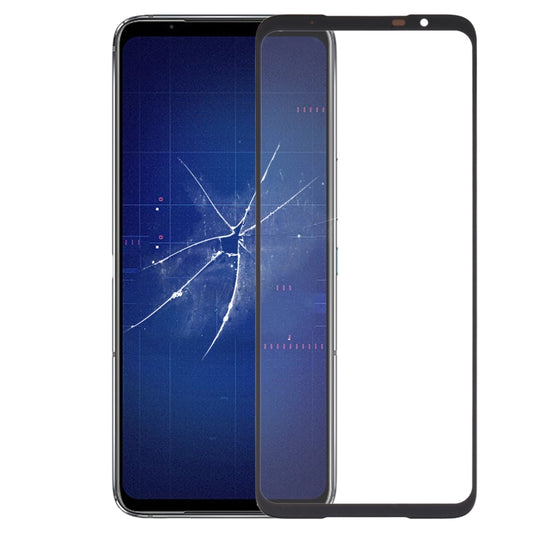 Lentille extérieure en verre pour écran avant Asus ROG Phone 6 AI2201-C AI2201-F, avec adhésif OCA optiquement transparent
