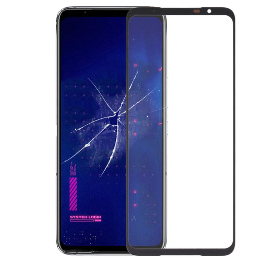 Lentille extérieure en verre pour écran avant Asus ROG Phone 6 Pro, avec adhésif OCA optiquement transparent