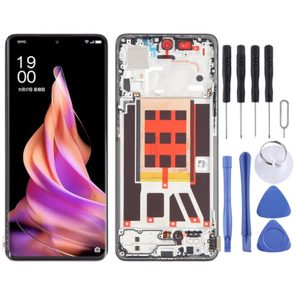 Écran LCD d'origine pour assemblage complet de numériseur OPPO Reno9 avec cadre
