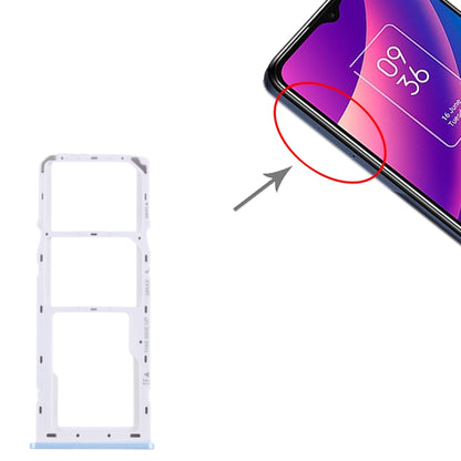 Pour TCL 30 SE / 30E / 305/306 plateau de carte SIM d'origine + plateau de carte SIM + plateau de carte Micro SD