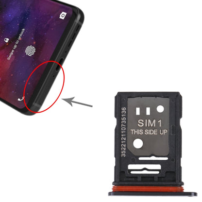 Pour TCL 10 Pro plateau de carte SIM d'origine + plateau de carte SIM/Micro SD