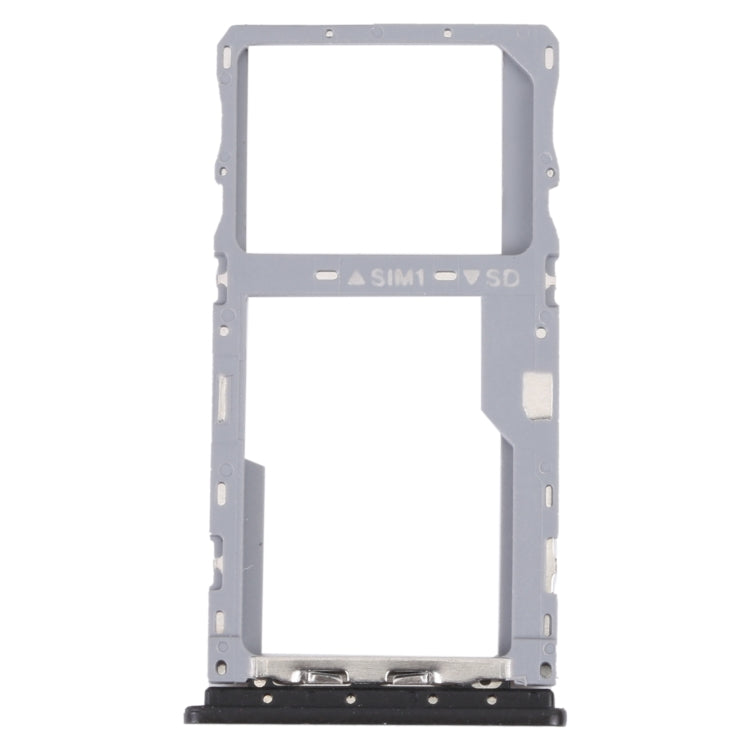 Pour TCL 20Y / 20E / Alcatel 1S 2021 Plateau de carte SIM d'origine + Plateau de carte Micro SD