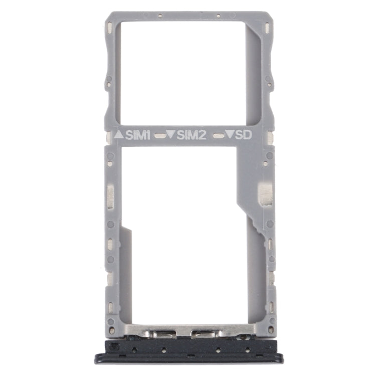 Pour TCL 20 SE plateau de carte SIM d'origine + plateau de carte SIM/Micro SD