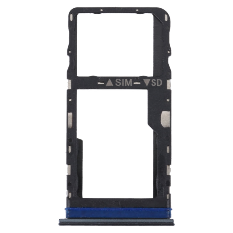 Pour TCL 30 / 30+ / 30 5G Plateau de carte SIM d'origine + Plateau de carte Micro SD