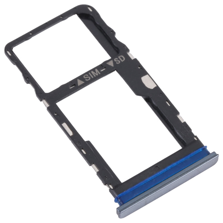 Pour TCL 30 / 30+ / 30 5G Plateau de carte SIM d'origine + Plateau de carte Micro SD