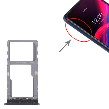 Pour T-Mobile REVVL 4 4G Plateau de carte SIM d'origine + Plateau de carte Micro SD