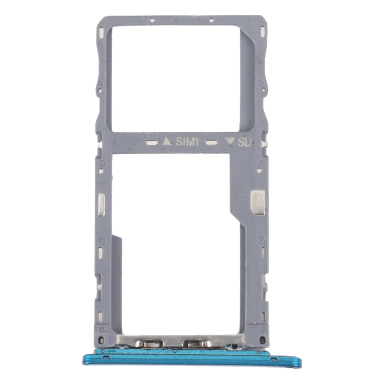 Pour Alcatel 3L 2020 Plateau de carte SIM d'origine + Plateau de carte Micro SD