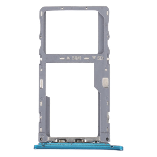 Pour Alcatel 3L 2020 Plateau de carte SIM d'origine + Plateau de carte Micro SD