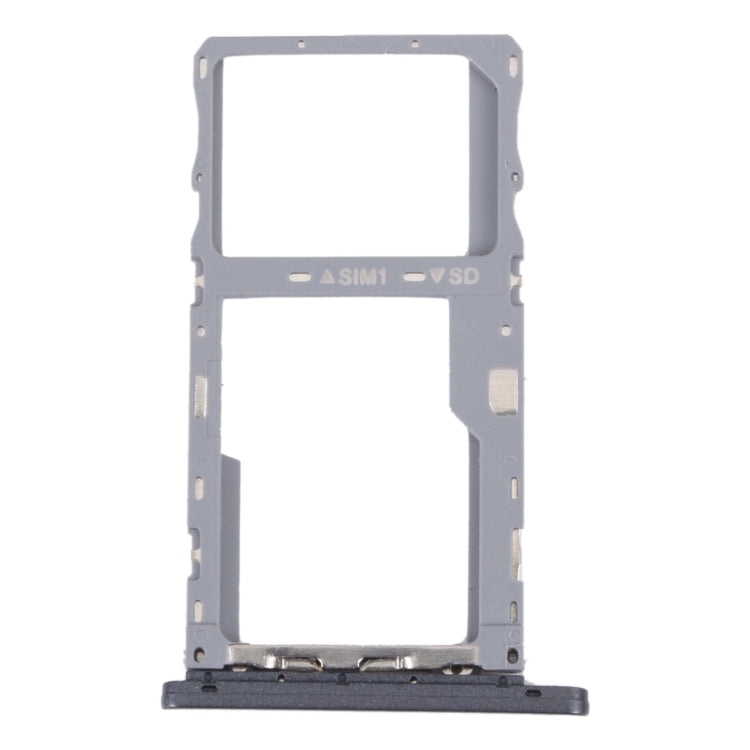 Pour Alcatel 3L 2020 Plateau de carte SIM d'origine + Plateau de carte Micro SD