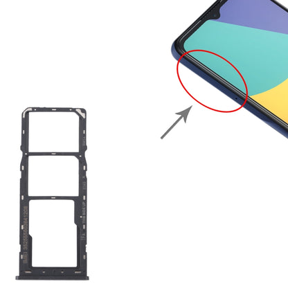 Pour Alcatel 1V 2021 plateau de carte SIM d'origine + plateau de carte SIM + plateau de carte Micro SD
