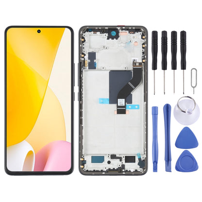 Écran LCD d'origine pour Xiaomi 12 Lite, assemblage complet avec cadre