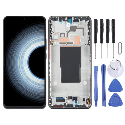 Écran LCD AMOLED d'origine pour Xiaomi Redmi K50 Ultra / 12T / 12T Pro, assemblage complet avec cadre, For Xiaomi Redmi K50 Ultra / 12T / 12T Pro (Original)
