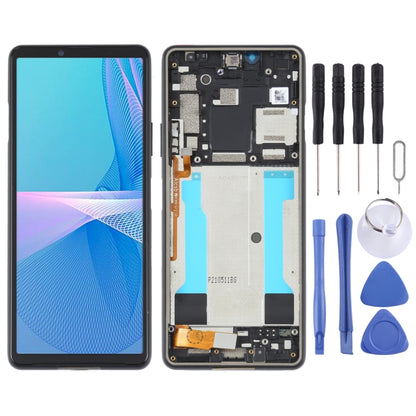 Écran LCD d'origine pour Sony Xperia 10 III SO-52B, assemblage complet avec cadre