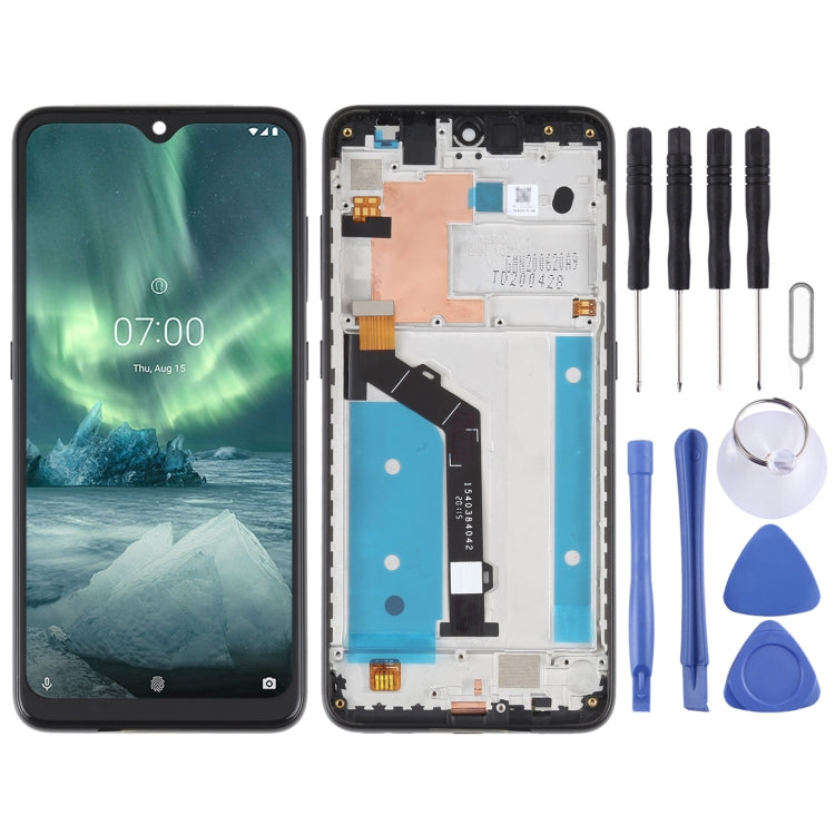 Écran LCD d'origine pour Nokia 7.2/6.2, assemblage complet avec cadre