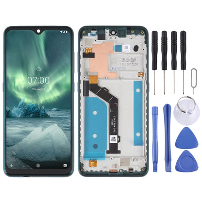Écran LCD d'origine pour Nokia 7.2/6.2, assemblage complet avec cadre
