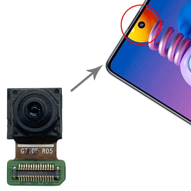 Pour Samsung Galaxy M51 caméra frontale d'origine