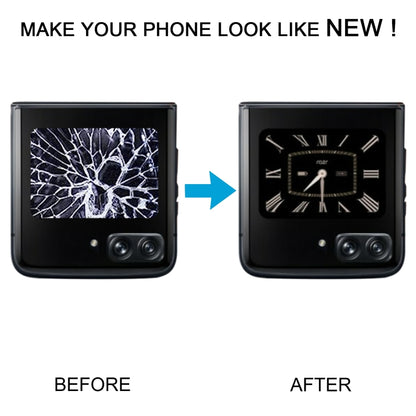 Écran secondaire LCD d'origine pour Motorola Razr 2022 avec assemblage complet du numériseur
