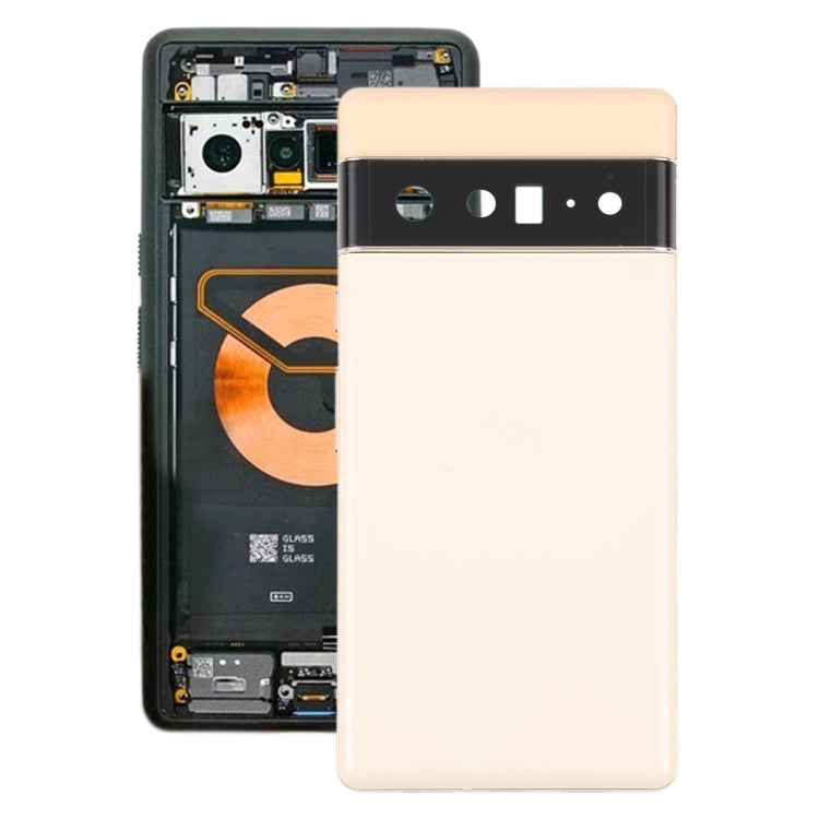 Pour Google Pixel 6 Pro Couvercle arrière de la batterie avec cadre central