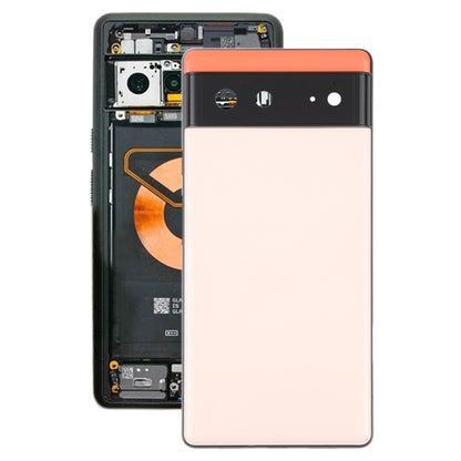 Pour couvercle arrière de batterie Google Pixel 6 avec cadre central
