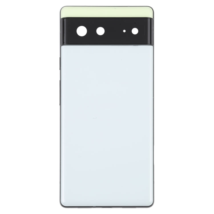 Pour couvercle arrière de batterie Google Pixel 6 avec cadre central
