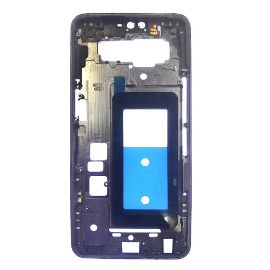 Pour LG V50 ThinQ, boîtier avant, cadre LCD, plaque de lunette