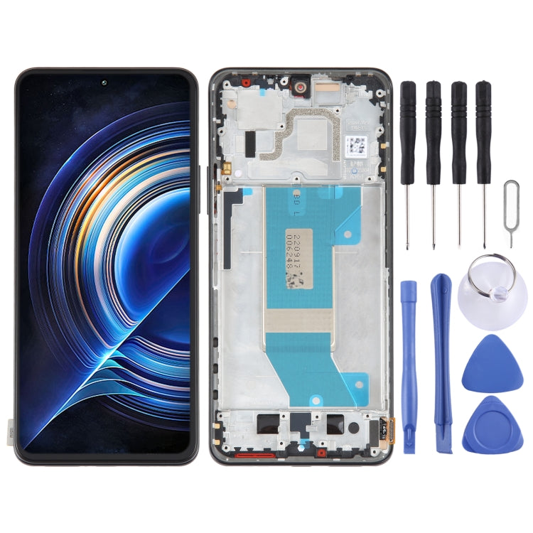 Écran LCD d'origine AMOLED pour Xiaomi Redmi K50 / K50 Pro, assemblage complet avec cadre
