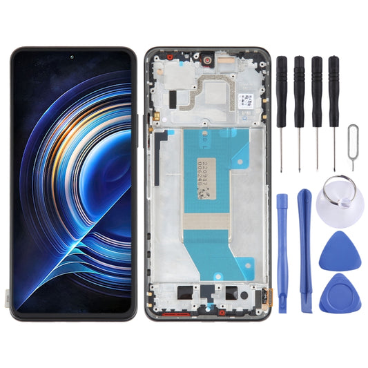 Écran LCD d'origine AMOLED pour Xiaomi Redmi K50 / K50 Pro, assemblage complet avec cadre