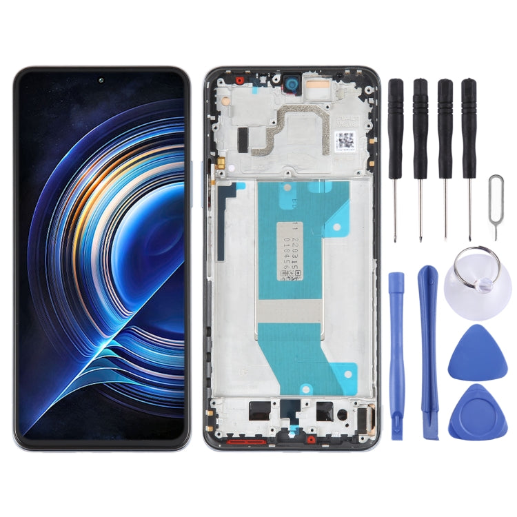 Écran LCD d'origine AMOLED pour Xiaomi Redmi K50 / K50 Pro, assemblage complet avec cadre