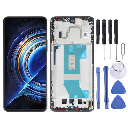 Écran LCD d'origine AMOLED pour Xiaomi Redmi K50 / K50 Pro, assemblage complet avec cadre