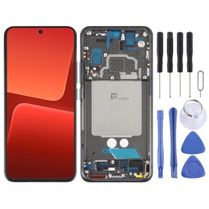 Écran LCD d'origine AMOLED pour assemblage complet de numériseur Xiaomi 13 avec cadre