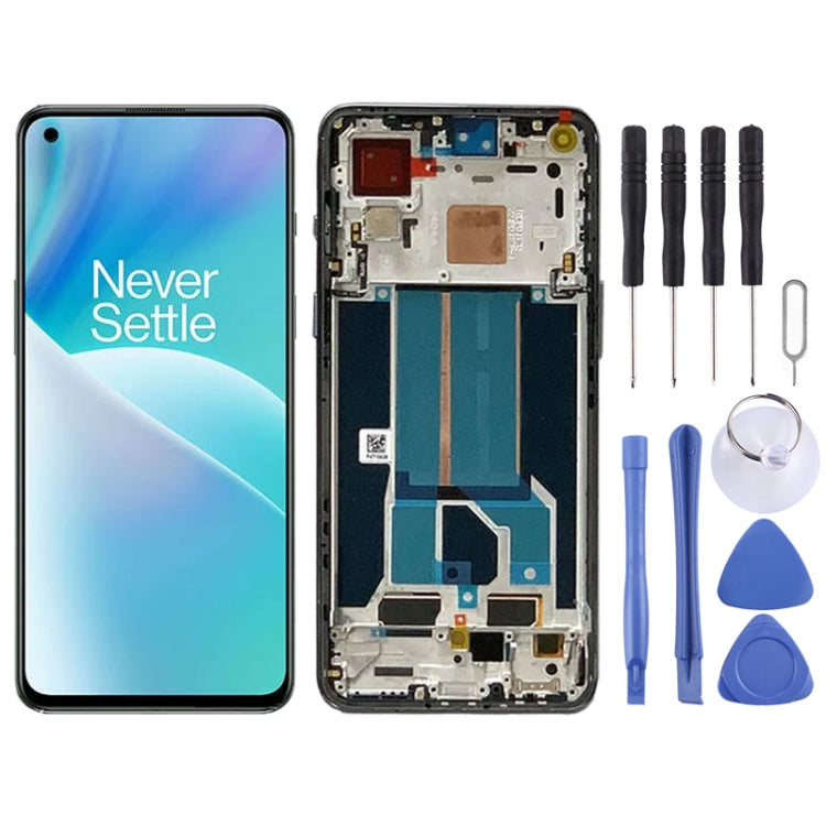 Écran LCD AMOLED pour OnePlus Nord 2T CPH2399 CPH2401, assemblage complet avec cadre