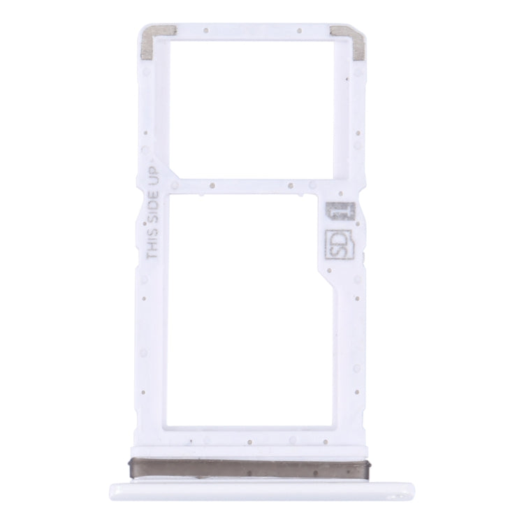 Pour Motorola Moto One Fusion Plus plateau de carte SIM d'origine + plateau de carte Micro SD