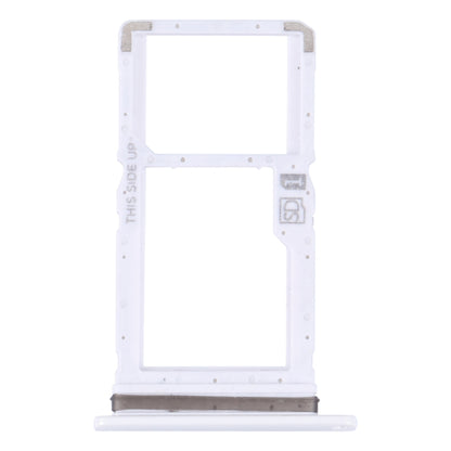 Pour Motorola Moto One Fusion Plus plateau de carte SIM d'origine + plateau de carte Micro SD