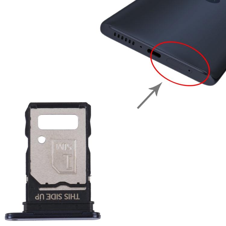 Pour Motorola Moto G200 5G / Edge S30 Plateau de carte SIM d'origine + Plateau de carte SIM