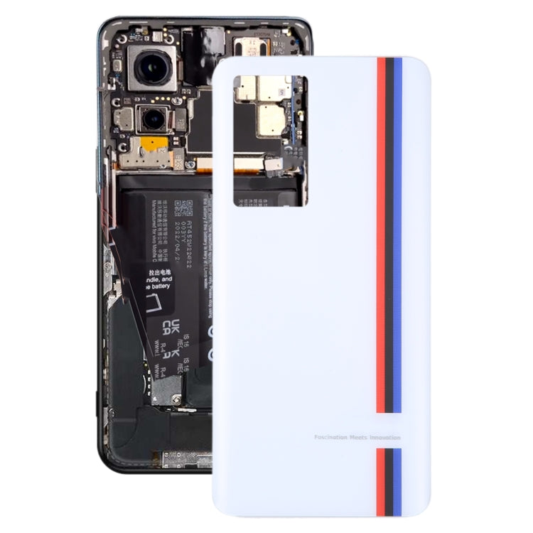 Pour vivo iQOO 8 OEM couvercle arrière de la batterie en verre