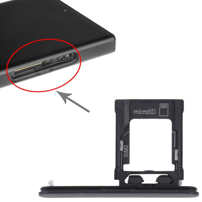 Pour Sony Xperia XZ1 Compact plateau de carte SIM d'origine + plateau de carte Micro SD