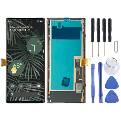 Écran LCD matériel OLED pour assemblage complet de numériseur Google Pixel 6 Pro G8VOU avec cadre