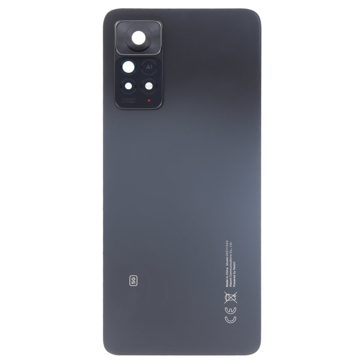 Couvercle arrière de batterie d'origine indienne avec couvercle d'objectif d'appareil photo pour Xiaomi Redmi Note 11 Pro + 5G