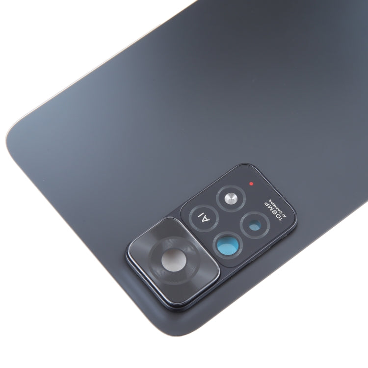 Couvercle arrière de batterie d'origine indienne avec couvercle d'objectif d'appareil photo pour Xiaomi Redmi Note 11 Pro + 5G