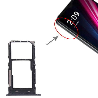 Pour T-Mobile Revvl 6 Pro 5G Plateau de carte SIM + Plateau de carte Micro SD