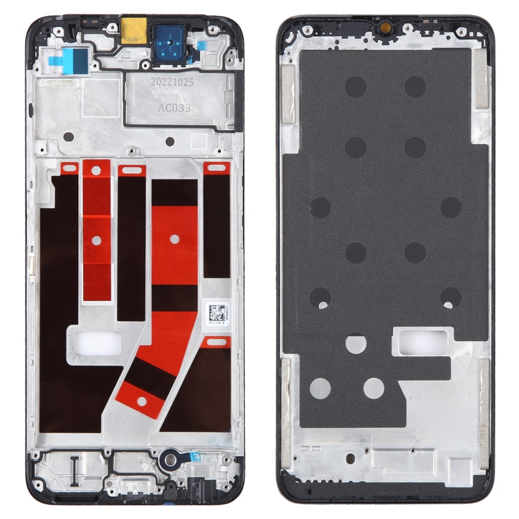Pour OPPO A57 4G, boîtier avant d'origine, cadre LCD, plaque de lunette
