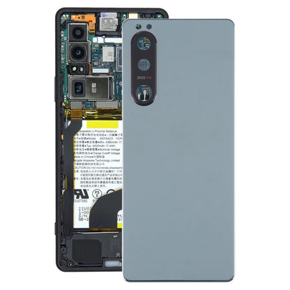 Couvercle arrière de batterie d'origine pour Sony Xperia 5 III, avec couvercle d'objectif d'appareil photo