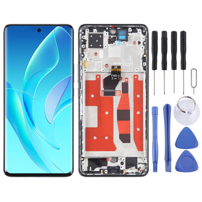 Écran LCD d'origine pour Honor 60 Pro Digitizer Full Assembly avec cadre, For Honor 60 Pro (Original)