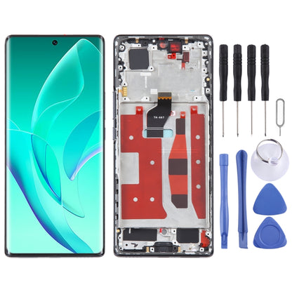 Écran LCD d'origine pour l'assemblage complet du numériseur Honor 60 avec cadre