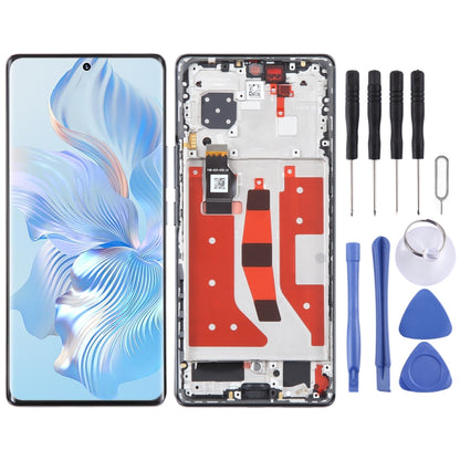 Écran LCD d'origine pour l'assemblage complet du numériseur Honor 80 avec cadre