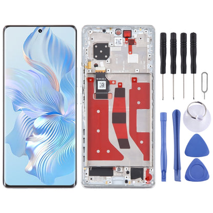 Écran LCD d'origine pour l'assemblage complet du numériseur Honor 80 avec cadre